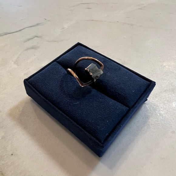 Copper & Agate Handmade Ring - Picture 3 of 7